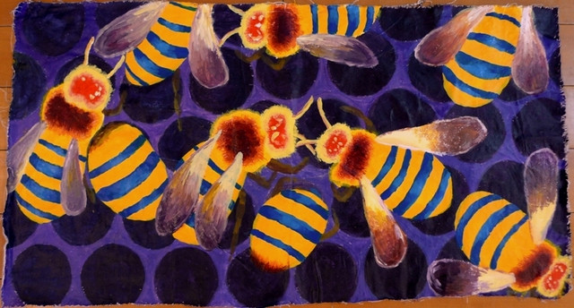 【瑪格學畫畫】屬於自己風格的蜜蜂