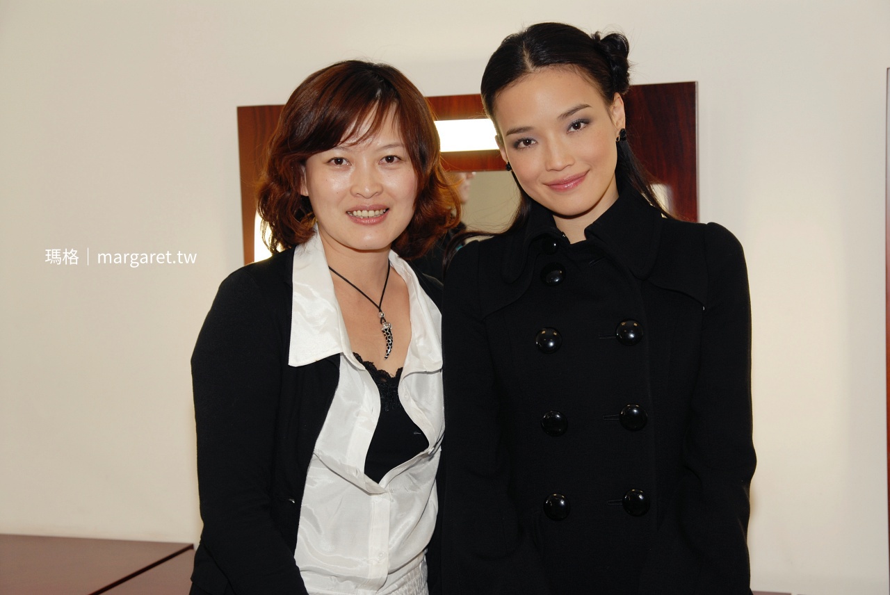 與舒淇合照，康斯登北京活動採訪記錄。