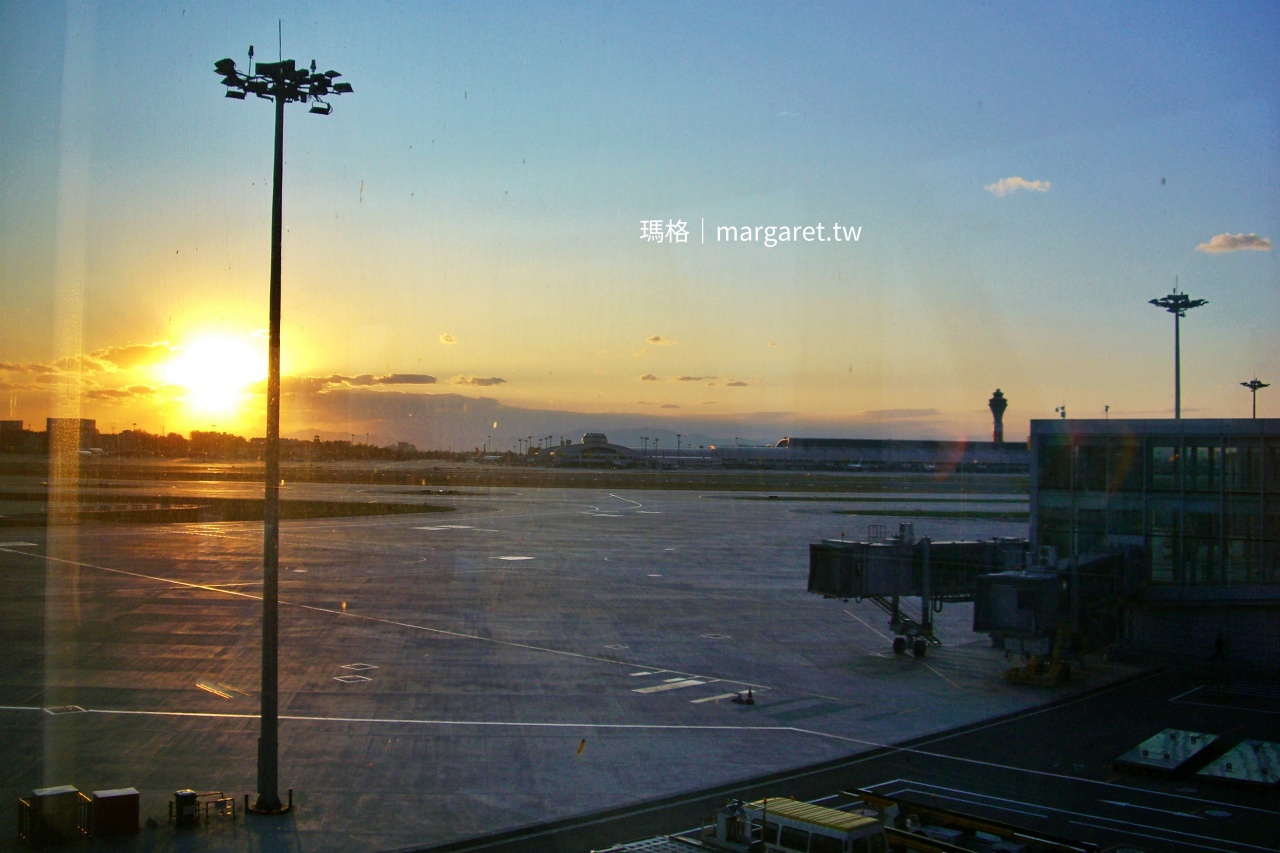 夕陽餘暉下的北京初抵景象。