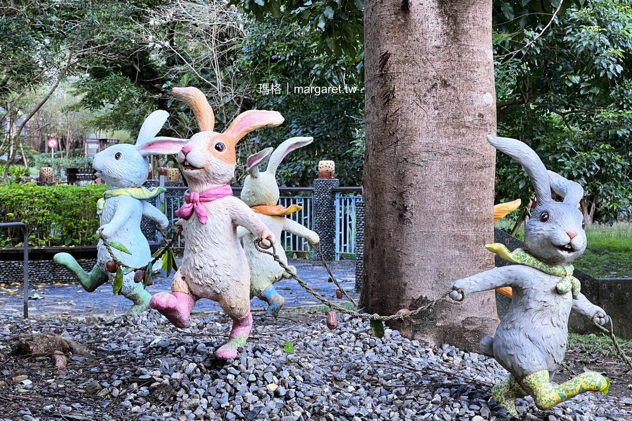 礁溪溫泉公園。宜蘭最可愛的幾米兔在這裡｜森林風呂、免費泡腳池