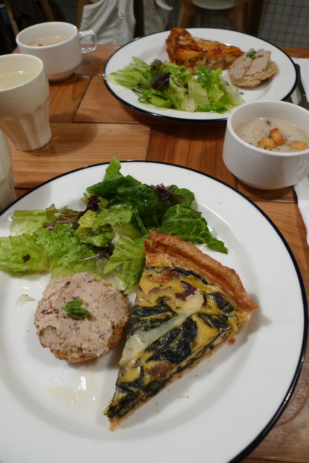 Picnic Cafe野餐咖啡。台北大安區美食｜野餐經典培根法式鹹派套餐