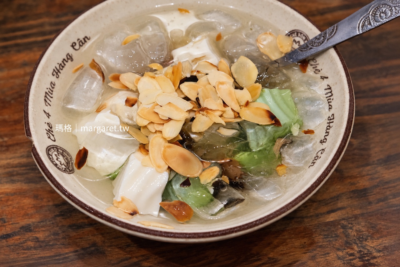 河內 Chè 4 Mùa Hàng Cân 不同口味杏仁豆腐甜品