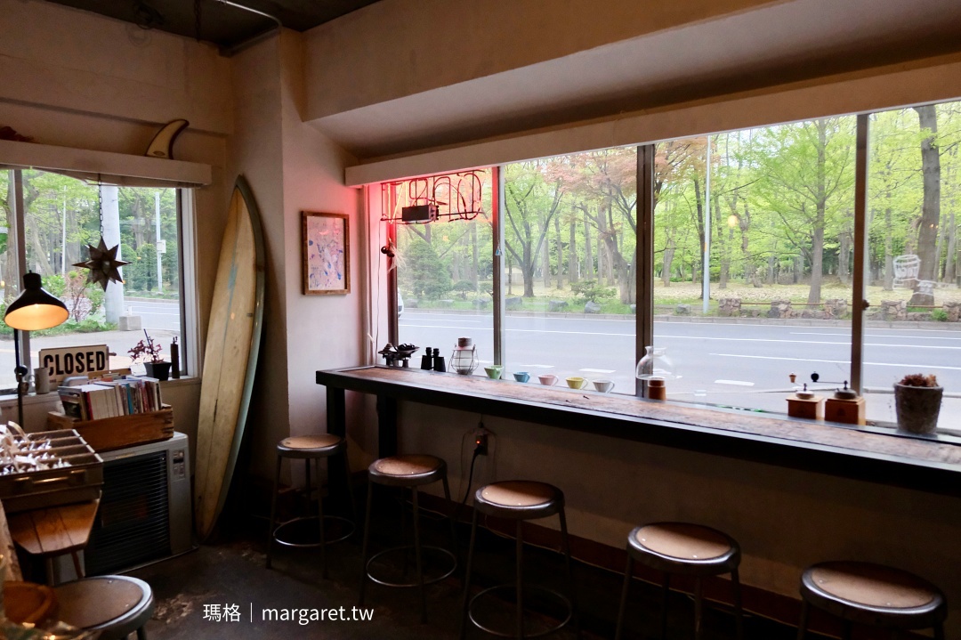 Smooch Coffee Stand。札幌精品咖啡館｜窗景就是中島公園