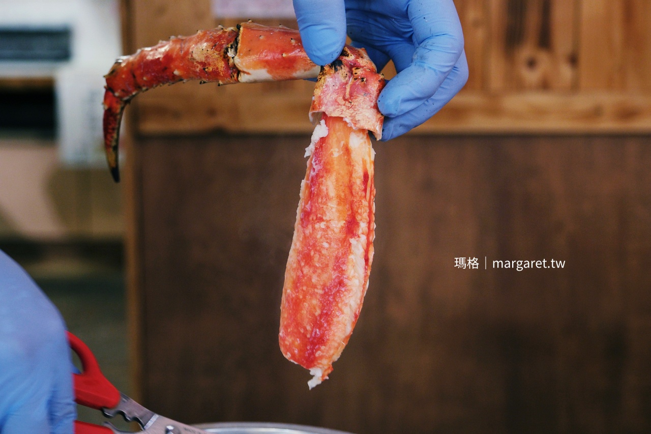 函館朝市美食。榮屋食堂｜原來吃一根帝王蟹腳是會飽的
