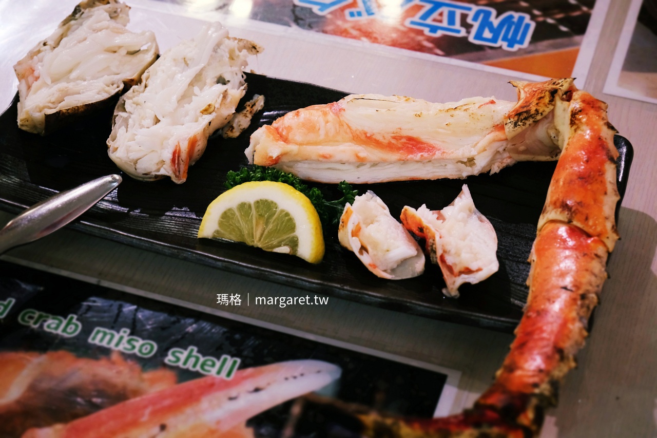 函館朝市美食。榮屋食堂｜原來吃一根帝王蟹腳是會飽的