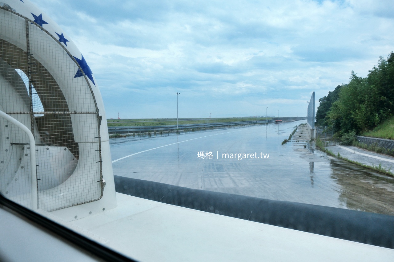 大分機場 氣墊船Banri滑行道 駛向別府灣