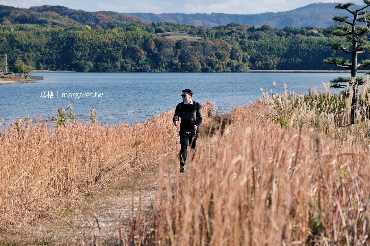 鳥取湯梨濱。東鄉湖北歐式健走｜Café ippo湖景餐廳供應谷田監修健康美食