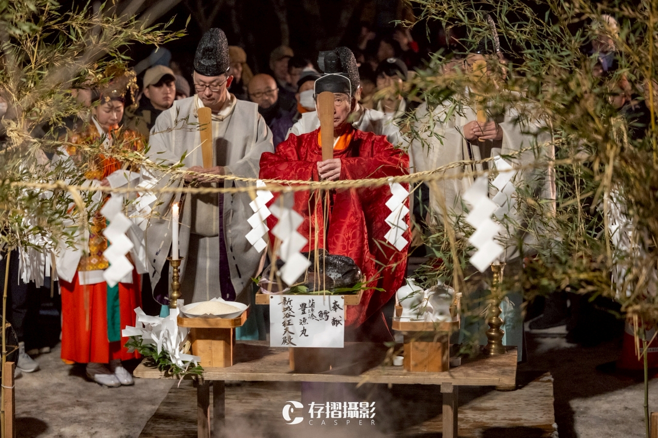 真山神社生剝鬼柴燈祭 祭典現場