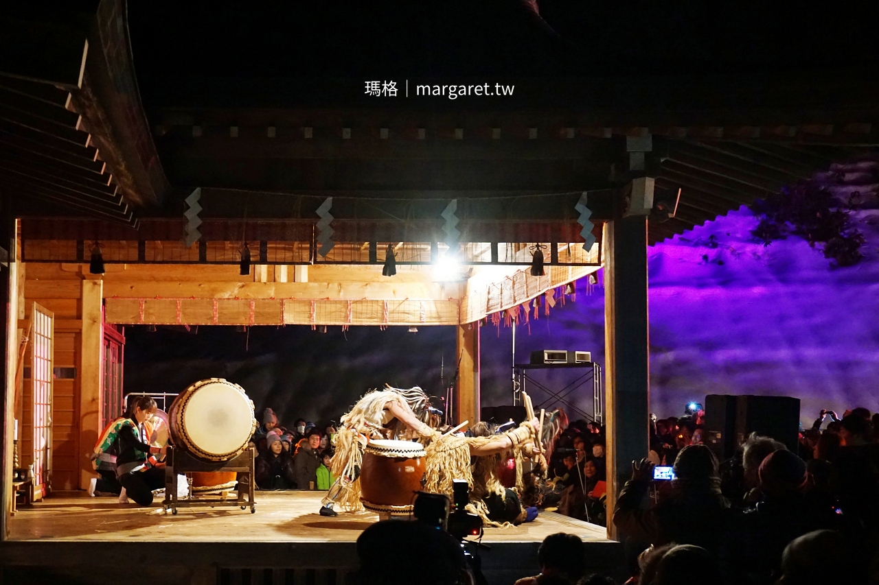 生剝鬼太鼓壓軸表演 太鼓手全力擊鼓將柴燈祭氣氛推向巔峰