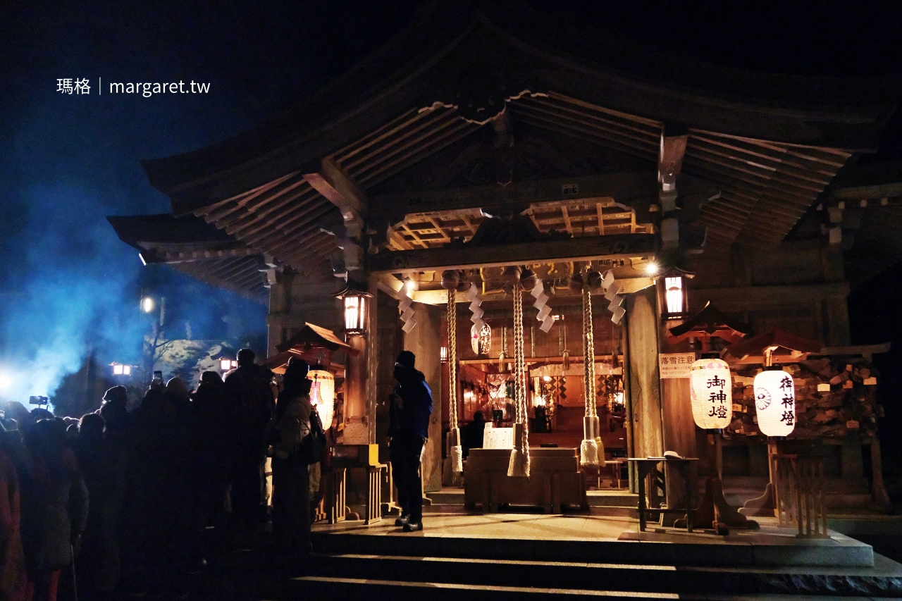 真山神社夜景 秋田男鹿半島千年神社