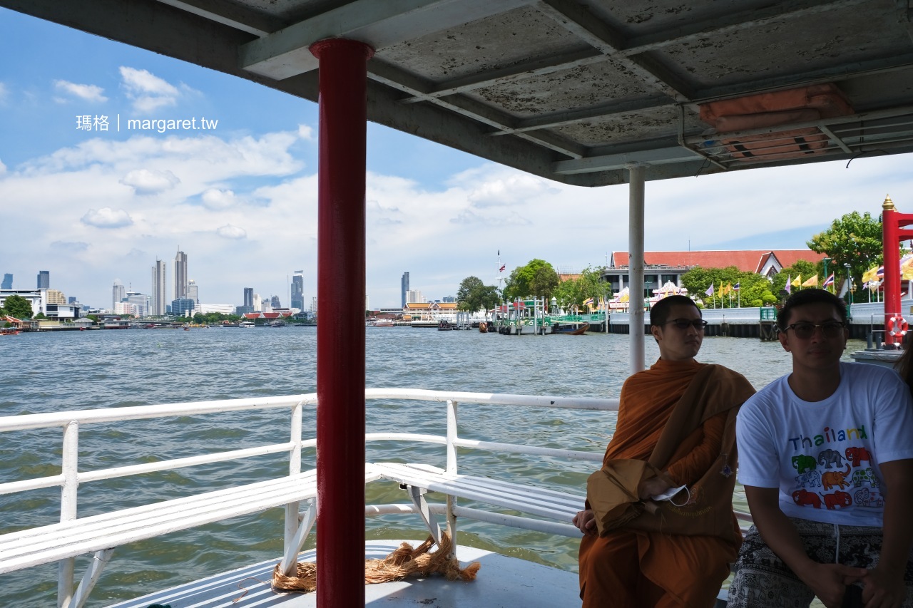昭披耶河遊船。東方威尼斯曼谷水運｜從Tha Tien碼頭搭船往返鄭王廟