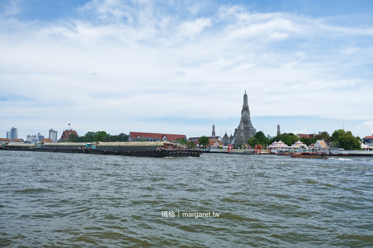 昭披耶河遊船。東方威尼斯曼谷水運｜從Tha Tien碼頭搭船往返鄭王廟