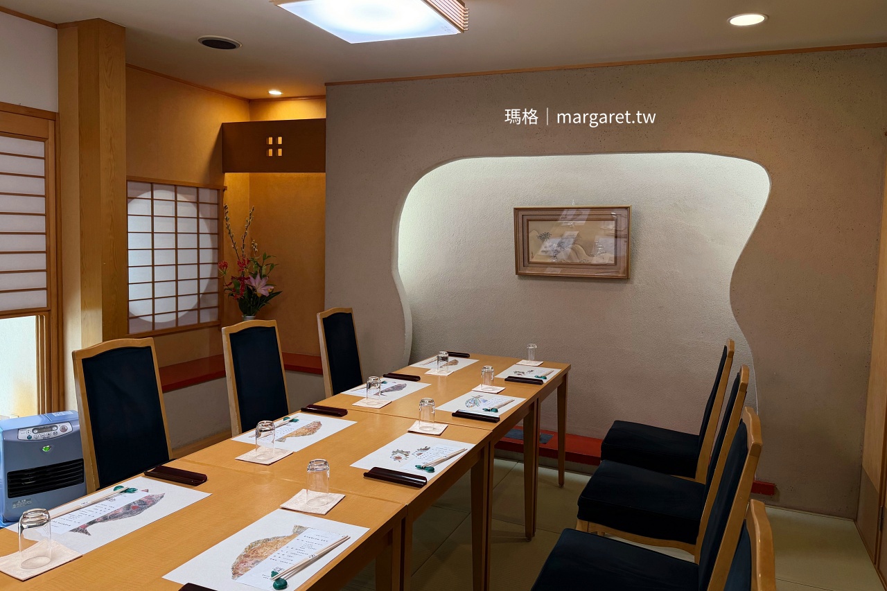 割烹かめ清全席個室包廂,氛圍靜謐優雅。