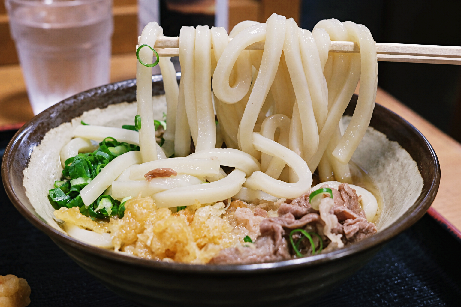 香川美食 Merikenya 讚岐烏龍麵 麵條特寫