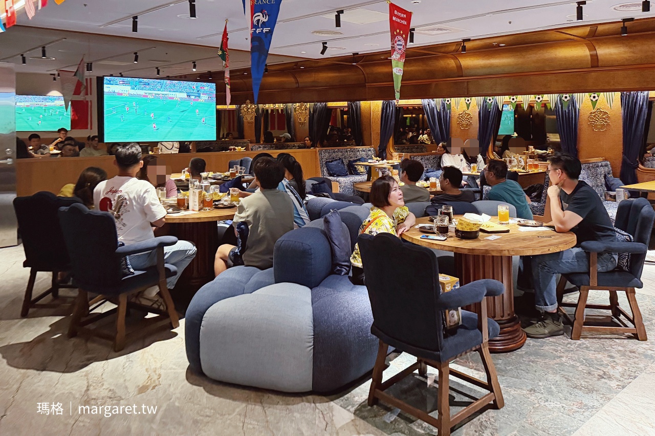 嘉義金色三麥耐斯店 西班牙球迷同場 熱鬧觀賽氣氛