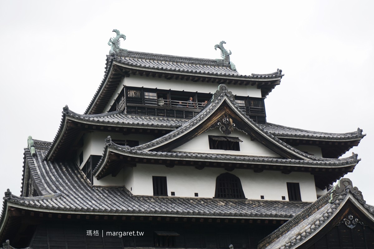 松江城。我的第一座日本國寶城｜城牆的結緣愛心石看見了嗎？