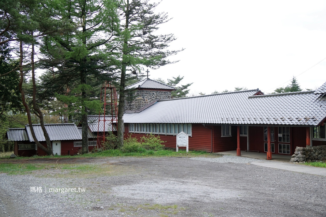 清里高原。石牆木造禢禢米小教堂｜聖安德魯教會（清里聖アンデレ教会）