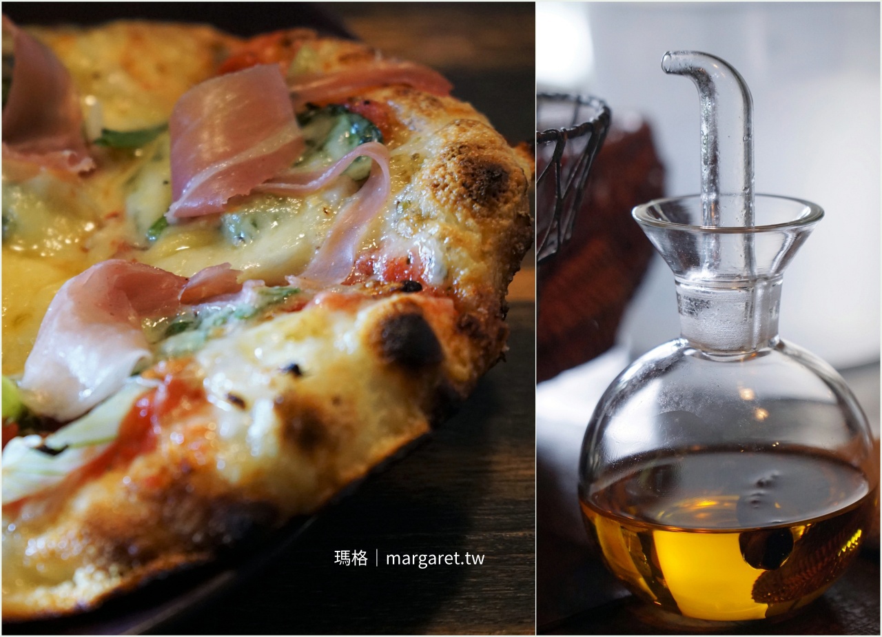 清里engawa手工天然發酵披薩，搭配時令蔬菜。