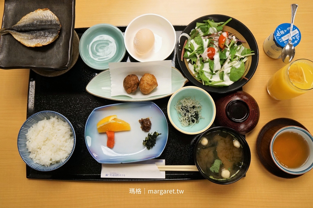 尾道國際飯店提供的早餐。