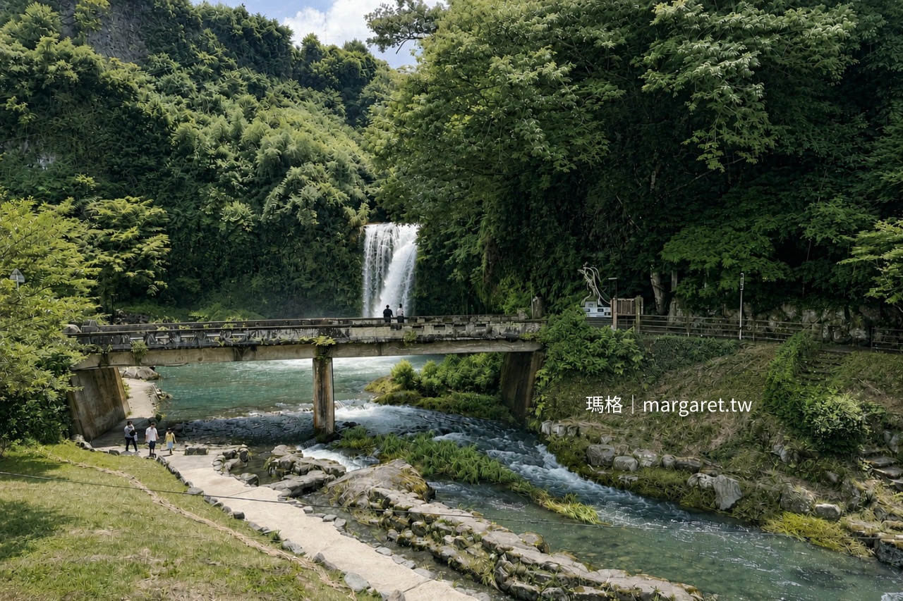 大分玖珠慈恩瀑布 上段二十公尺瀑布 夏季消暑景點