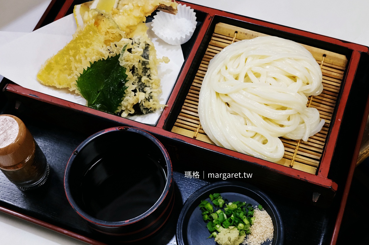 高松川福本店 竹簾冷烏龍麵 套餐上桌