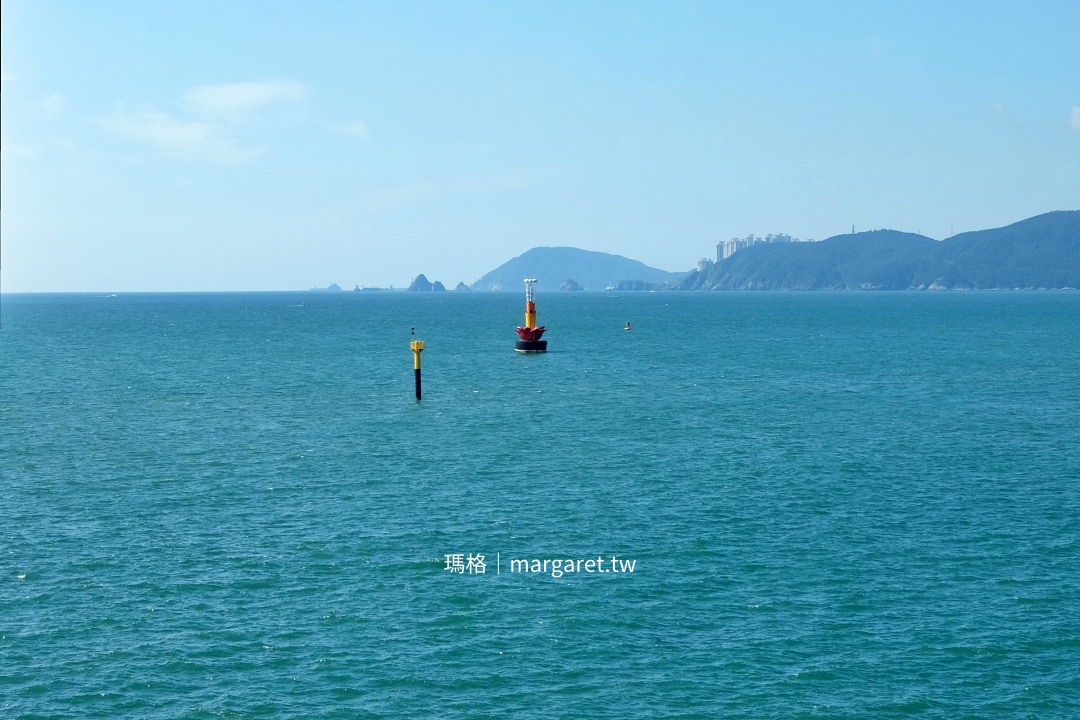 海雲台藍線公園海岸列車。釜山海景第一排｜可愛的天空膠囊列車