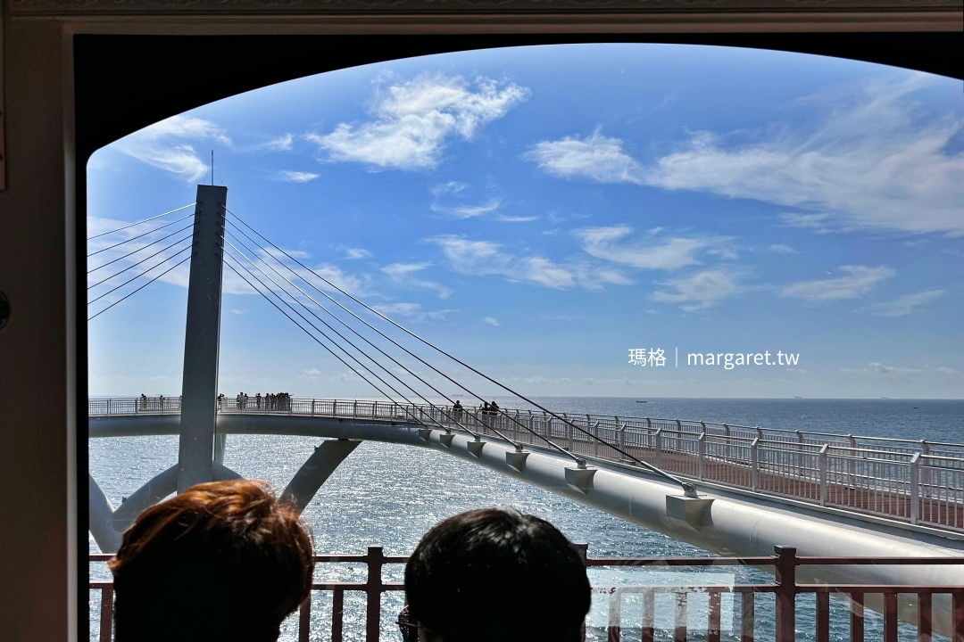 海雲台藍線公園海岸列車。釜山海景第一排｜可愛的天空膠囊列車