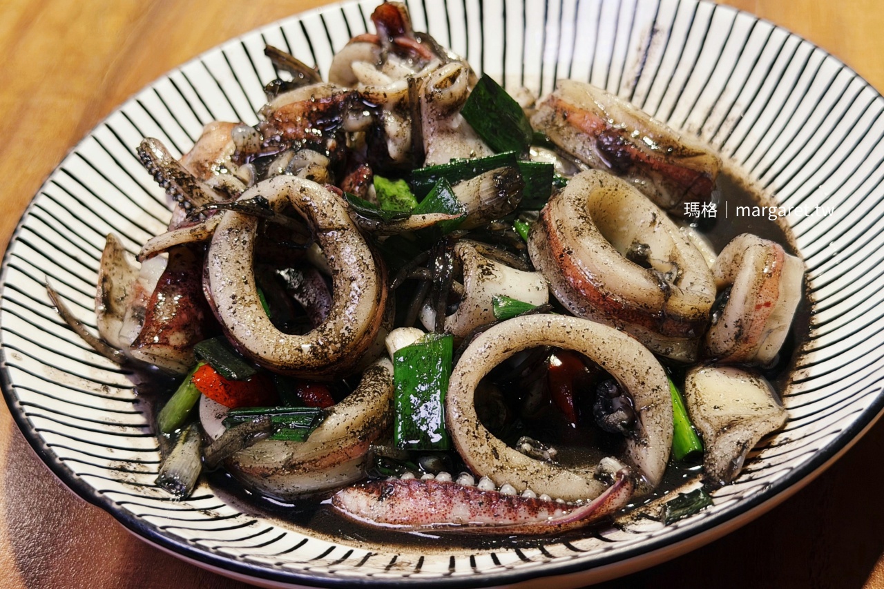 老木小店 墨汁炒活卷 冷了也好吃的澎湖海鮮料理 