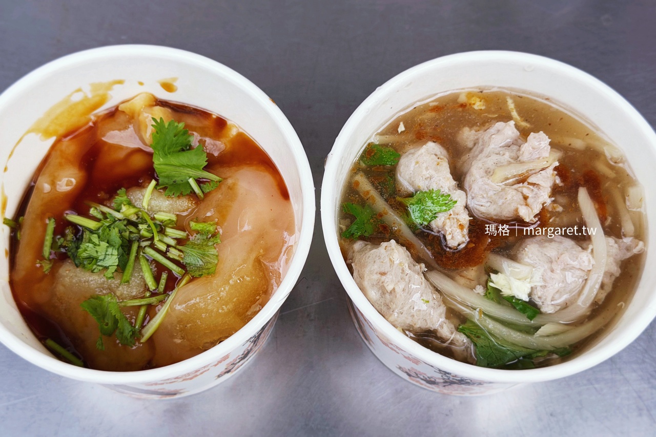 彰化肉圓搭配魷魚羹的經典組合，台北《500碗》推薦美食。