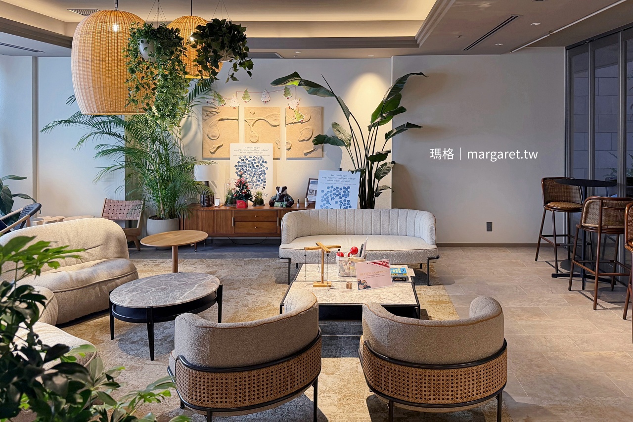 東急STAY四谷。天井花園Free Lounge｜房間專屬洗脫烘衣機、小廚房、智慧電視