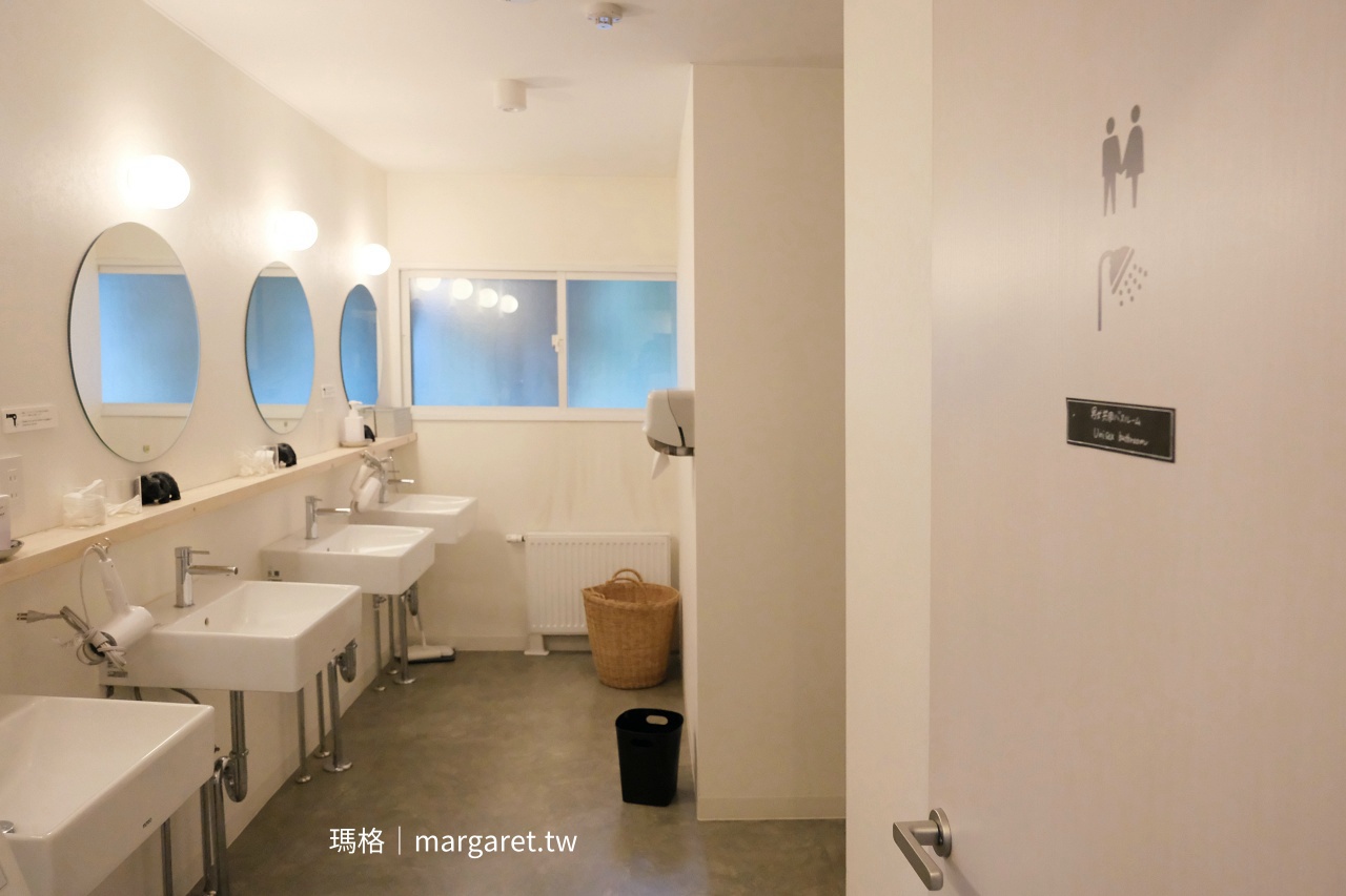 北海道白老町 haku hostel共用衛浴空間