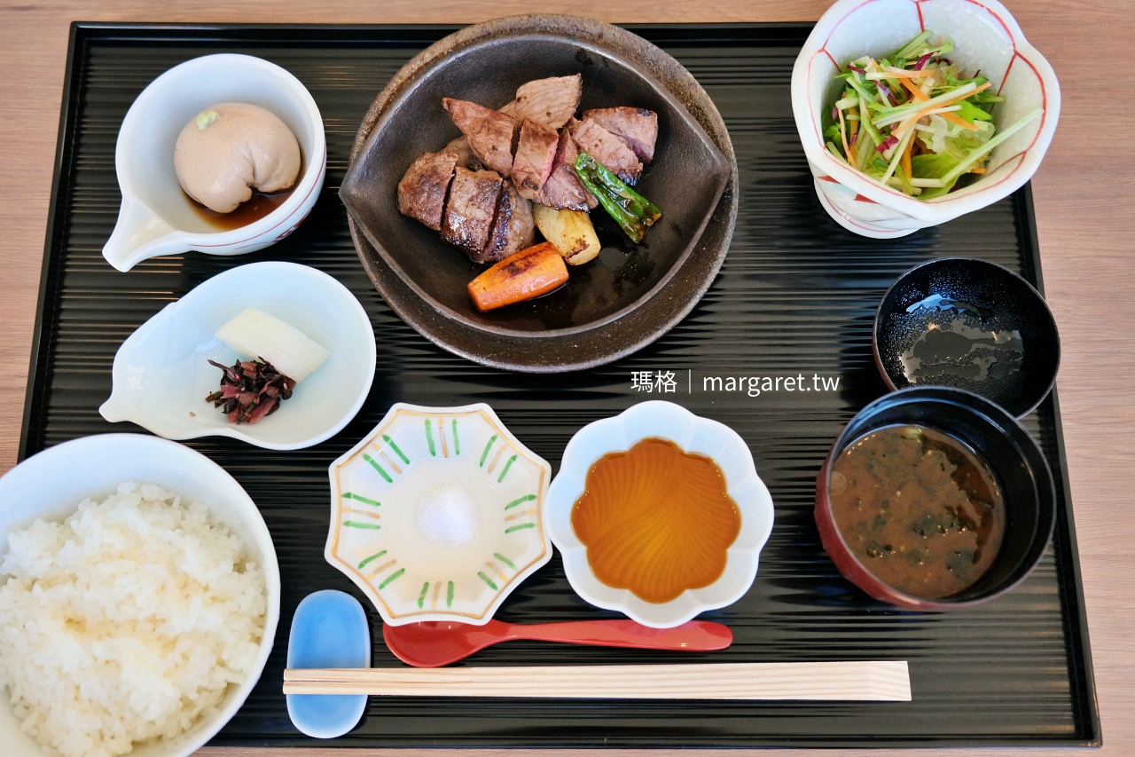 一扇日本國產牛迷你牛排膳定食全景