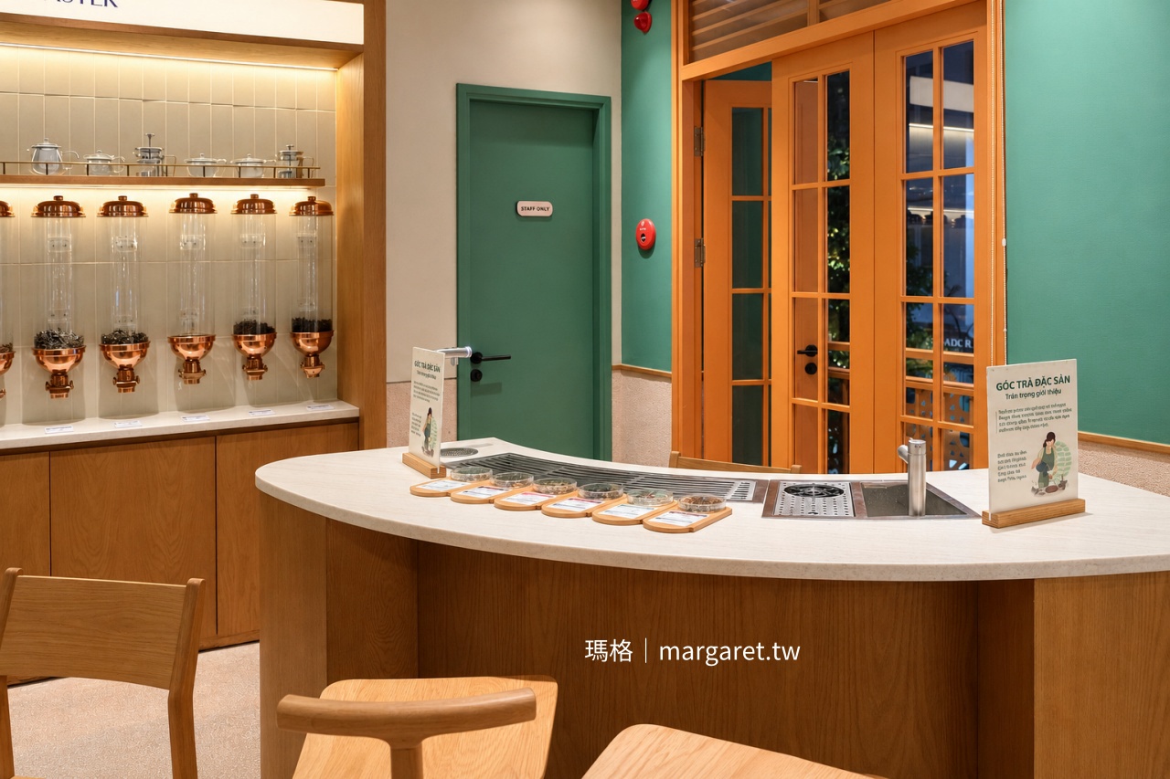 Phúc Long Hàng Điếu 二樓特色茶席與泡茶器具