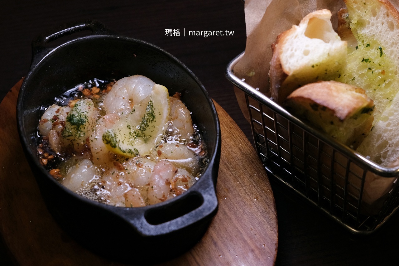 Kirin City Plus仙台店蒜香油漬蝦，西班牙Ajillo風格人氣下酒菜。