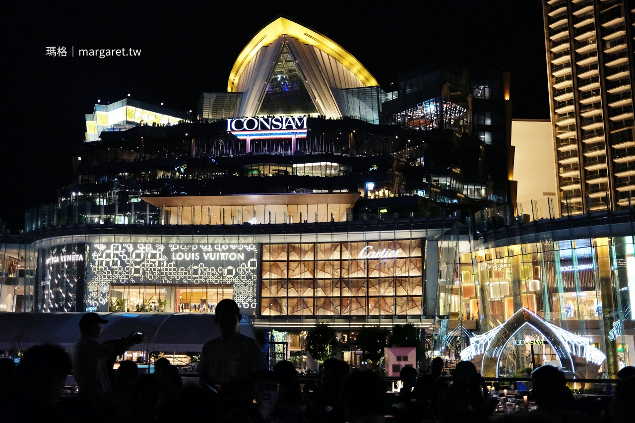 從Opulence遊船拍攝ICONSIAM夜景。