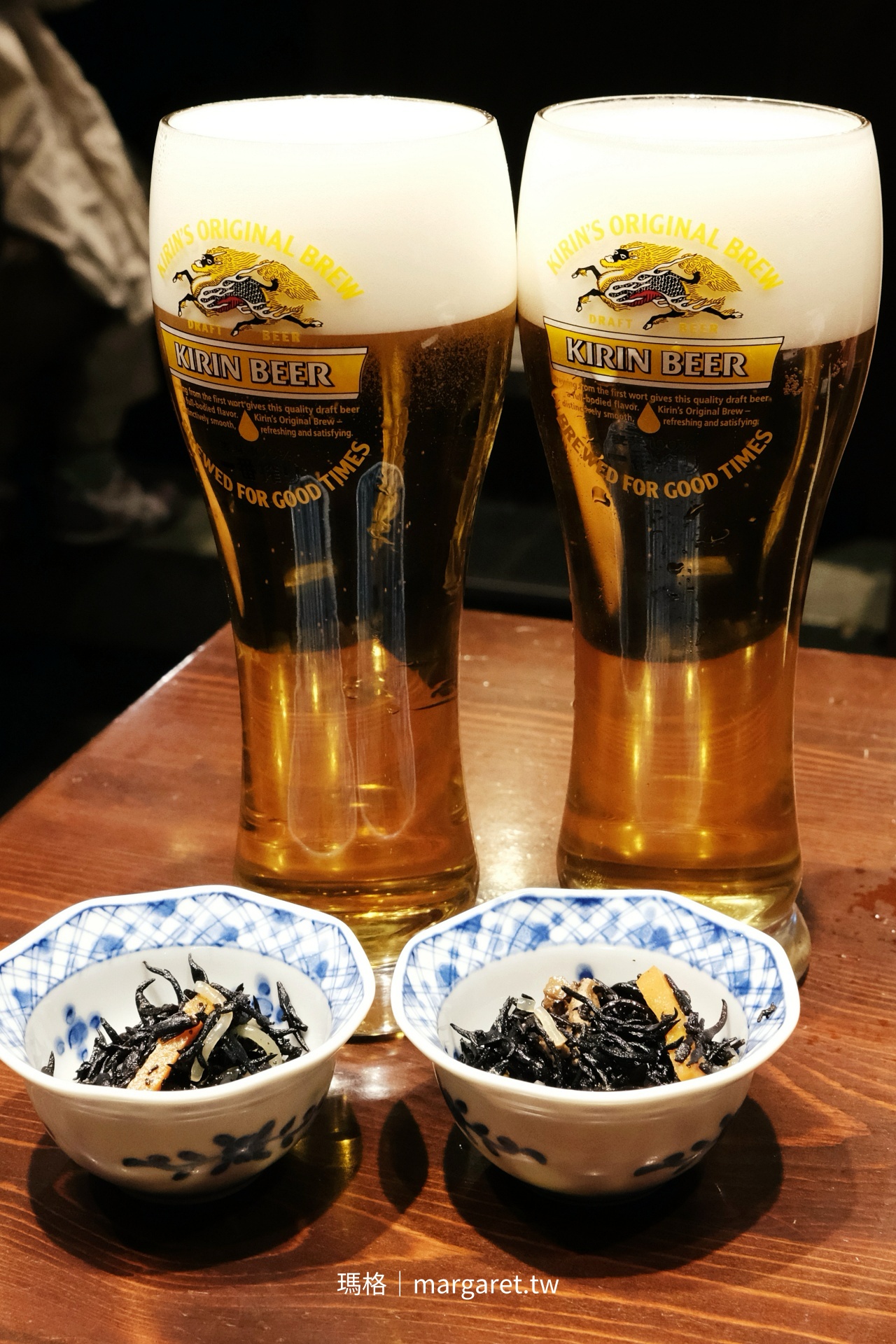 善治郎生啤酒 牛舌套餐佐酒畫面
