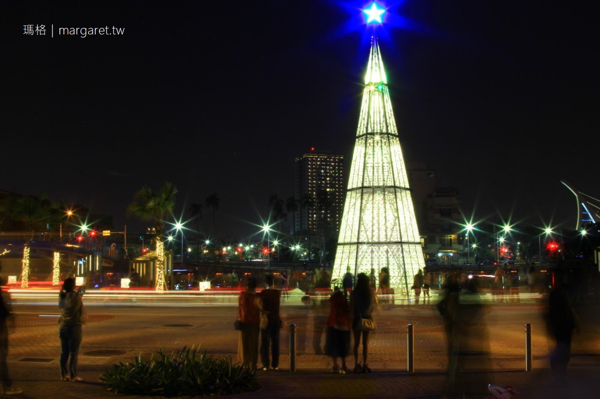 府城聖誕點燈。夜景散步路線｜河樂廣場 x 台南舊魚市場  #威宏遊記