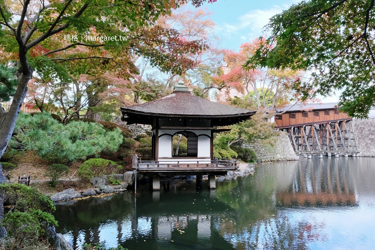 和歌山城。西之丸庭園浪漫紅葉季｜日本百名城、三大連立式平山城之一