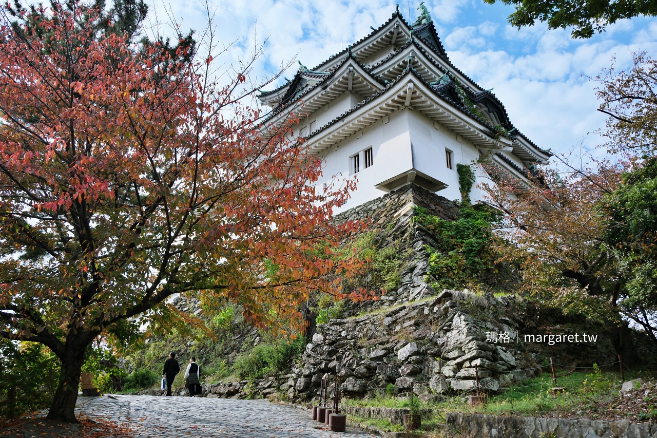 和歌山城。西之丸庭園浪漫紅葉季｜日本百名城、三大連立式平山城之一