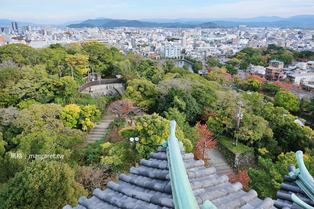 和歌山城。西之丸庭園浪漫紅葉季｜日本百名城、三大連立式平山城之一