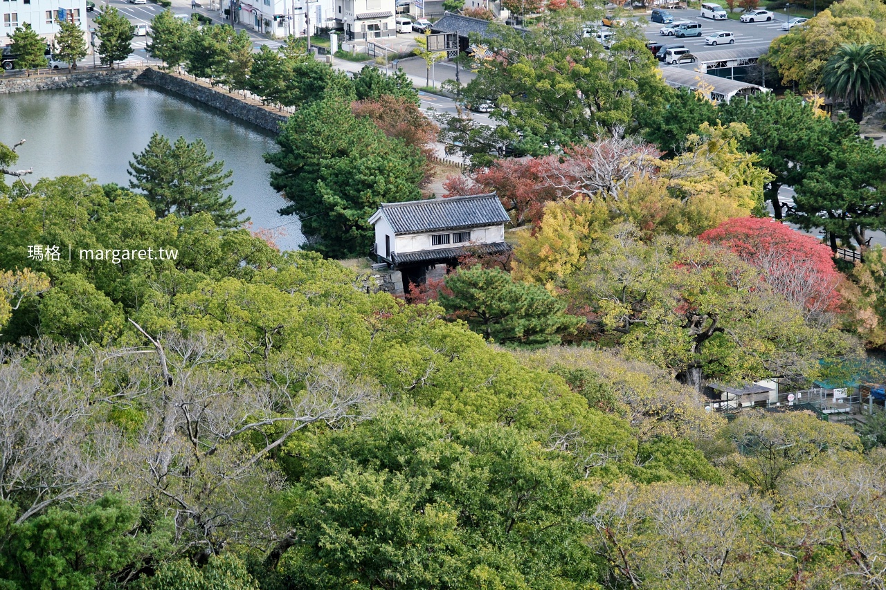 和歌山城。西之丸庭園浪漫紅葉季｜日本百名城、三大連立式平山城之一