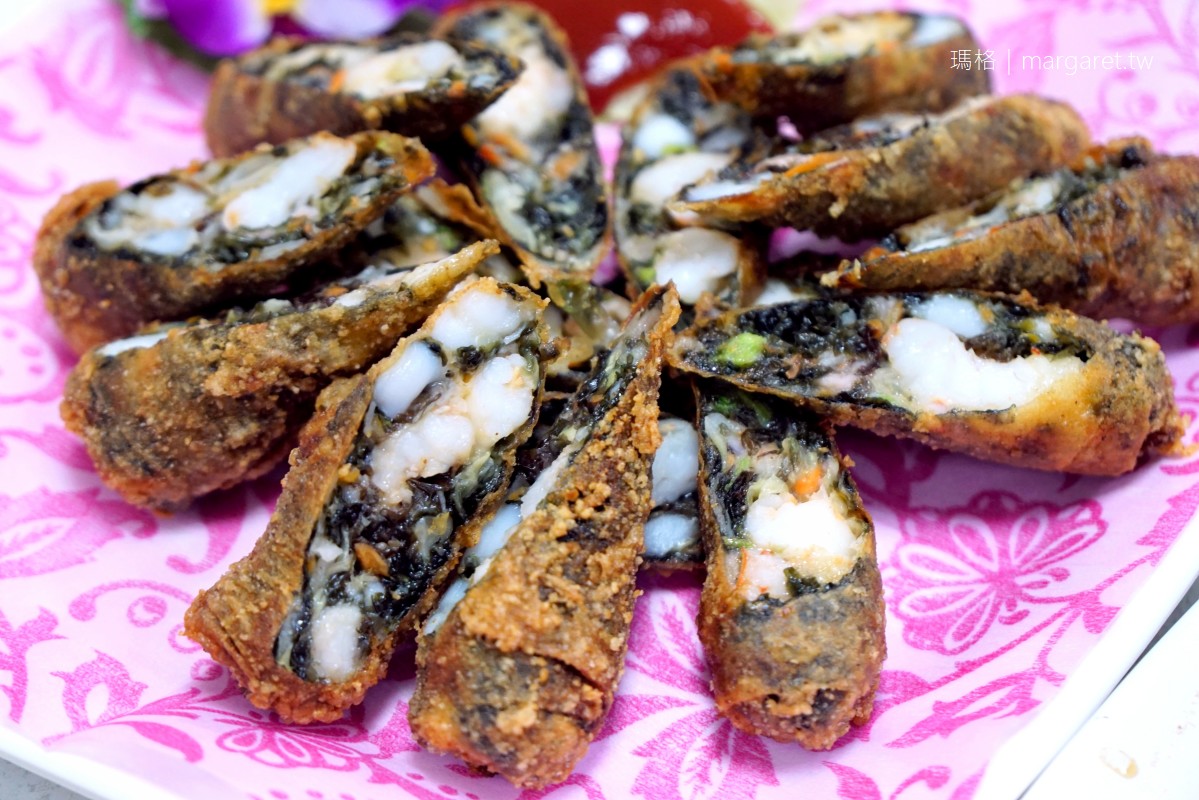 講美清峰海鮮。比台南蝦捲還好吃的紫菜捲｜在地人帶路美食。澎湖特產精銳盡出