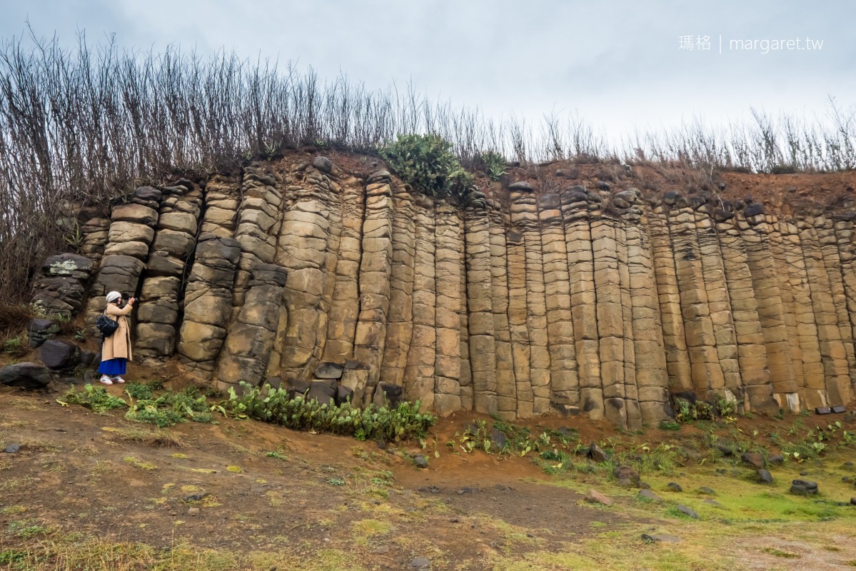 大菓葉柱狀玄武岩。終於一睹壯麗景象｜澎湖西嶼地質奇景。交通建議