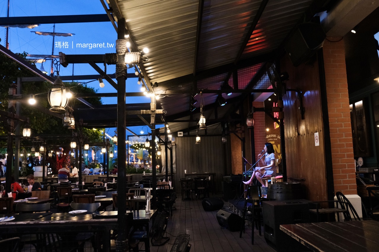 Ｗine I Love You。曼谷Asiatique河濱夜市｜最靠近碼頭的餐廳。容易相約的集合點