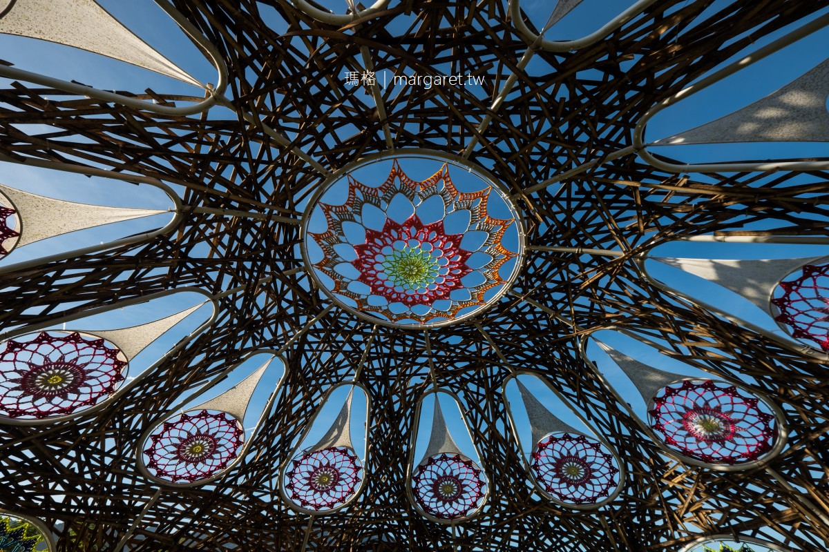 穹頂上有花。鹿野竹編圓頂殿堂的勾織窗花｜2021縱谷大地藝術季