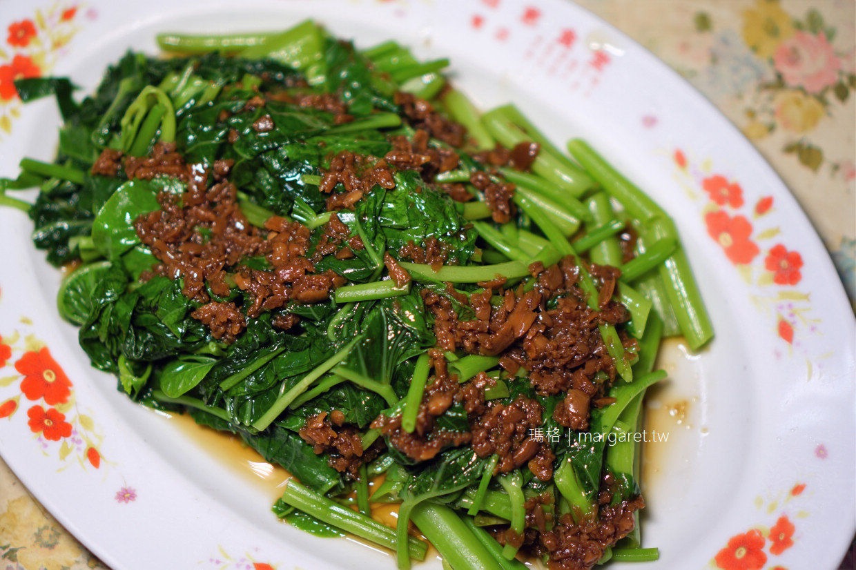 隨意食堂 肉燥水蕹菜 空心菜特寫