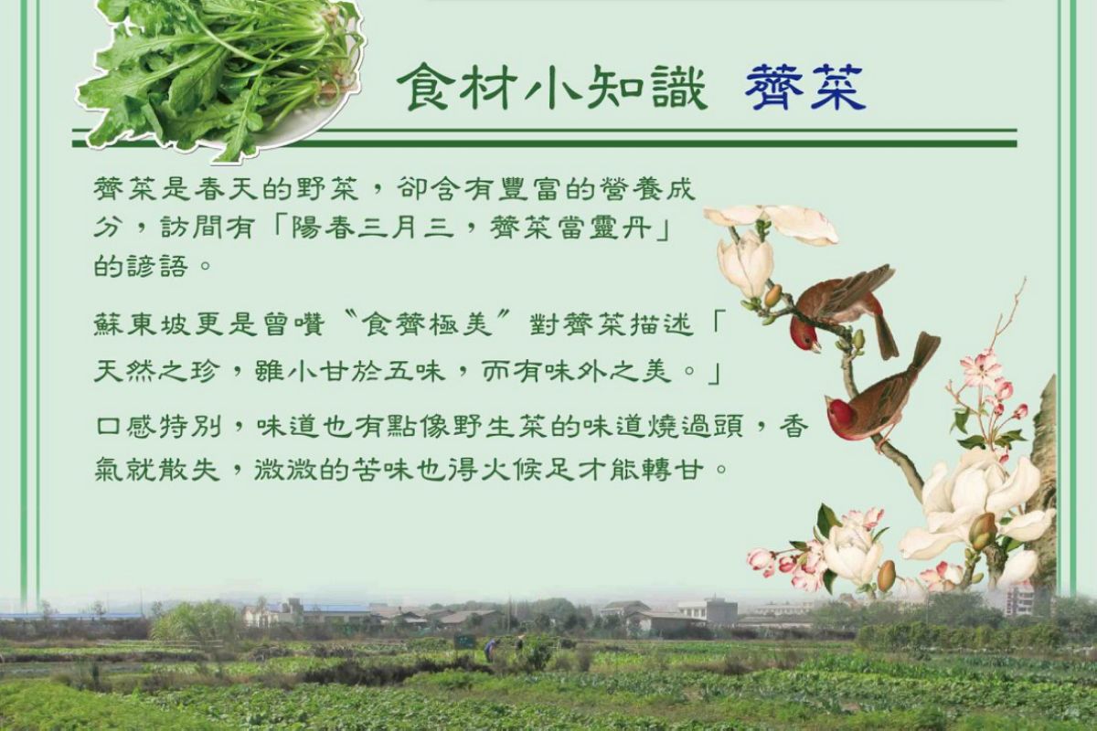 三月三薺菜當靈丹 品嚐春季的滋味 點水樓懷寧店 台北江浙料理 瑪格 圖寫生活