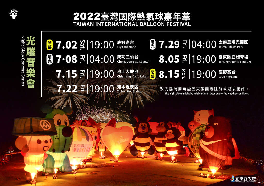台東鹿野。2022臺灣國際熱氣球嘉年華｜美食。景點。住宿 (持續更新)