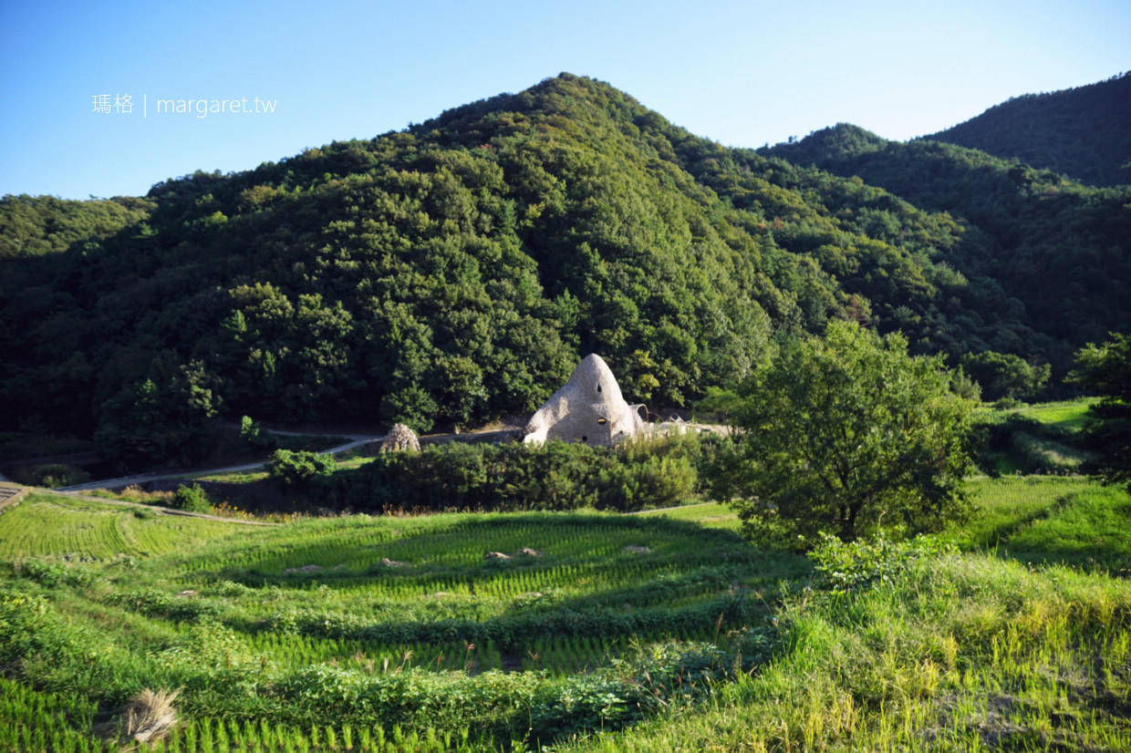 中山千枚田 石砌田埂 坡地梯田景觀