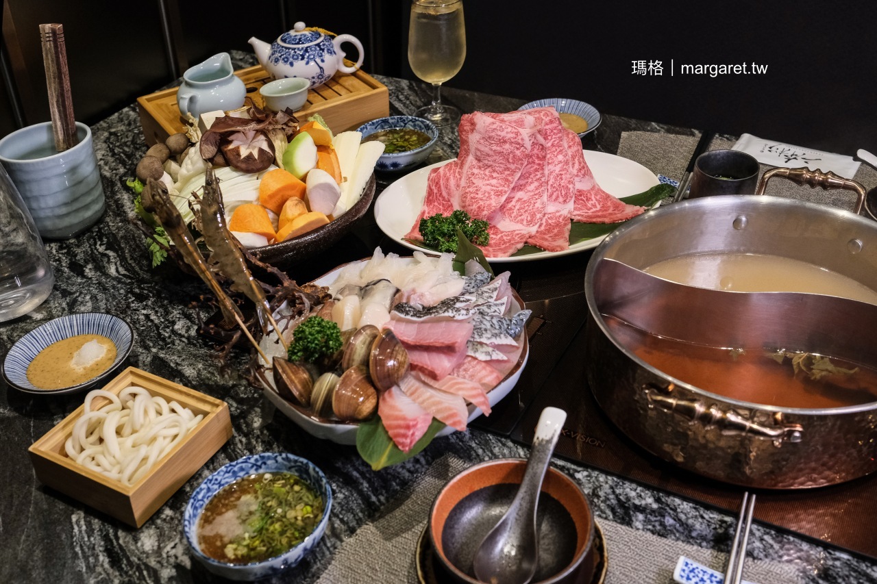 二本松涮涮鍋。細膩的桌邊服務｜台北大安區高檔食材精緻火鍋